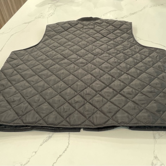Work King Quilted Vest Noir Black Size 3XL NWT - Picture 4 of 6